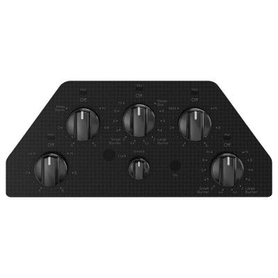 30" GE Built-in Knob Control Electric Cooktop in Black - JEP5030DTBB