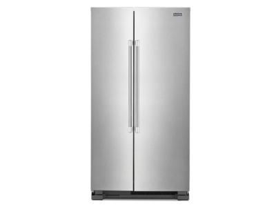 36" Maytag 25 Cu. Ft. Wide Side-by-Side Refrigerator in Stainless Steel - MSS25N4MKZ