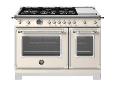 48" BERTAZZONI 7 Cu. Ft. Freestanding Gas Range with 6 Sealed Burners - HER486BTFGMAVT