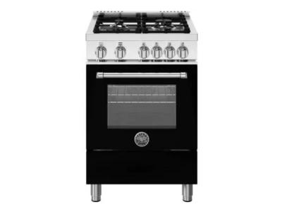 24" BERTAZZONI 2.4 Cu. Ft. Freestanding Gas Range with 4 Sealed Burners  - MAS244GASNEV