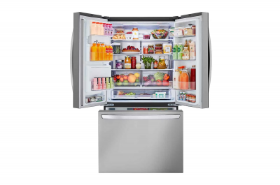 36" LG 26 Cu. Ft. Smart Counter-Depth MAX Refrigerator with Dual Ice Makers - LRFXC2606S