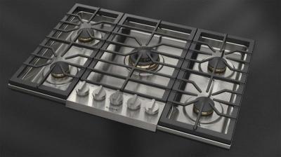 30" Fulgor Milano Pro Gas Cooktop in Stainless Steel - F6PGK305S2