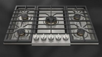 30" Fulgor Milano Pro Gas Cooktop in Stainless Steel - F6PGK305S2