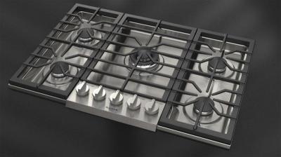 30" Fulgor Milano Pro-Style Gas Cooktop in Stainless Steel - F4PGK305S2