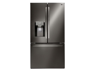 36" LG 28 Cu. Ft. French Door Refrigerator with Slim SpacePlus Ice and Water dispenser - LRFS28XBD