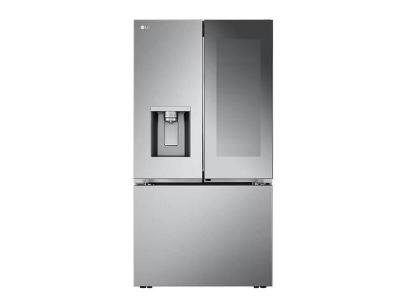 36" LG 26 Cu. Ft. Smart Mirror InstaView Counter-Depth Max French Door Refrigerator - LRYKC2606S