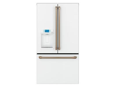 36" Café 22.2 Cu. Ft. Energy Star Counter-Depth French-Door Refrigerator with Hot Water Dispenser- CYE22TP4MW2