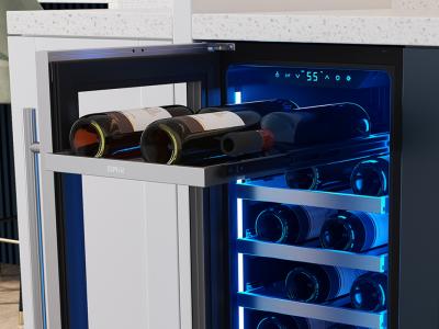 15" Zephyr Single Zone Wine Cooler - PRW15C01CG