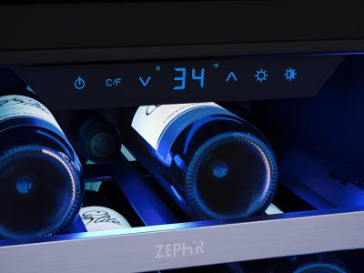 15" Zephyr Single Zone Wine Cooler - PRW15C01CG