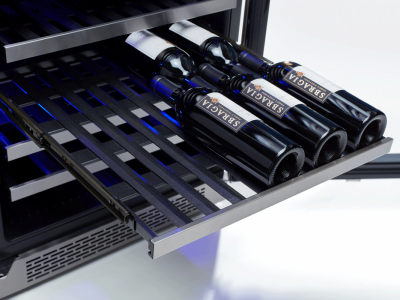24" Zephyr Presrv Dual Zone Wine Cooler with 4.75 Cu. Ft. Capacity - PRW24C02AG-ADA