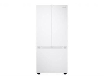 30" Samsung 22 Cu. Ft. French Door Refrigerator With Modern Design In White - RF22A4111WW/AA