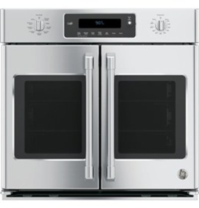 30" Café 5.0 Cu. Ft. Professional French-Door Electronic Convection Single Wall Oven - CT9070SHSS