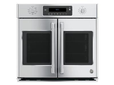 30" Café 5.0 Cu. Ft. Professional French-Door Electronic Convection Single Wall Oven - CT9070SHSS