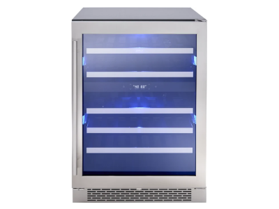 24" Zephyr Dual Zone Wine Cooler with 45 Bottle Capacity - PRW24C02BG