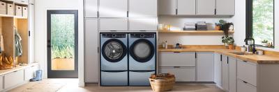 27" Electrolux 8.0 Cu. Ft. Front Load Perfect Steam Electric Dryer with Instant Refresh - ELFE743CAG