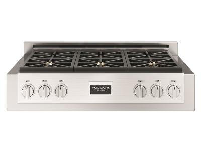 36'' Fulgor Milano Professional Gas Range Top - F6GRT366S1