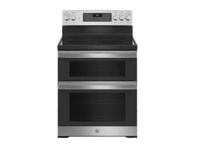 30" GE 6.6 Cu. Ft. Free-Standing Electric Double Oven Convection Range - JBS86SPSS
