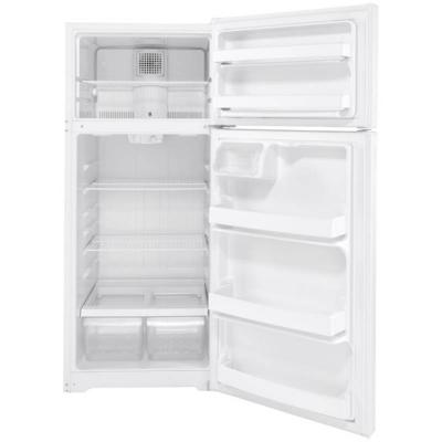 28" 17.5 Cu. Ft. GE Top-freezer No-frost Refrigerator - GTE18DTNRWW
