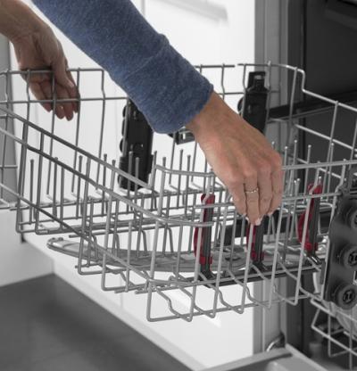 24" GE Built-In Tall Tub Dishwasher with Hidden Controls - GDT605PGMWW