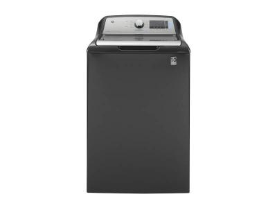 27" GE 5.0  Cu. Ft. Capacity Smart Washer With Sanitize - GTW845CPNDG