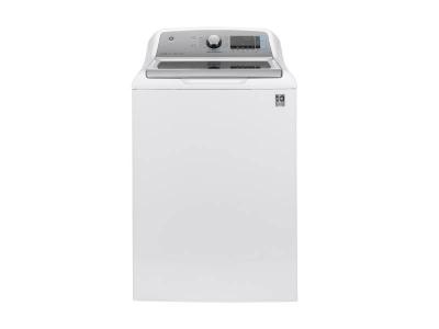 27" GE 5.0  Cu. Ft. Capacity Smart Washer With Sanitize - GTW845CSNWS