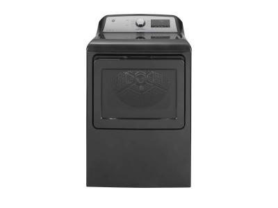 27" GE 7.4 Cu. Ft. Capacity Electric Dryer With Built-in Wifi in Diamond Grey - GTD84ECMNDG