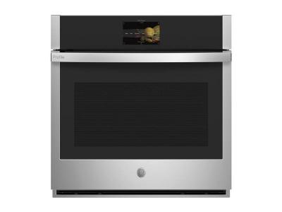 30" GE Profile 5.0 Cu. Ft. Built-in Convection Single Wall Oven In Stainless Steel - PTS9000SNSS