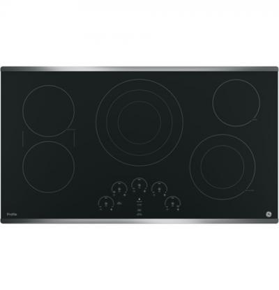 36" GE Profile Electric Cooktop with Built-In Touch Control - PP9036SJSS