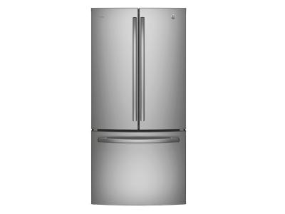 33" GE Profile 24.5 Cu. Ft. French Door Bottom-Mount With Factory Installed Icemaker - PNE25NSLKSS