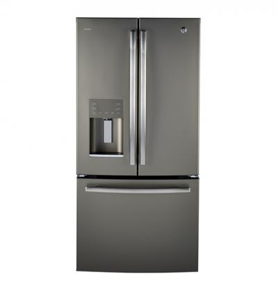 33" GE Profile 17.5 Cu. Ft. Counter Depth French Door Ice And Water Refrigerator - PYE18HMLKES