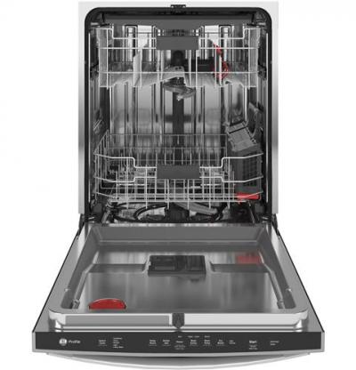 24" GE Profile Stainless Steel Interior Dishwasher with Hidden Controls - PDT715SMNES	