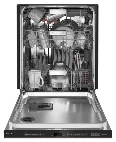 24" KitchenAid 44 dBA Dishwasher in PrintShield Finish with FreeFlex Third Rack - KDPM604KBS