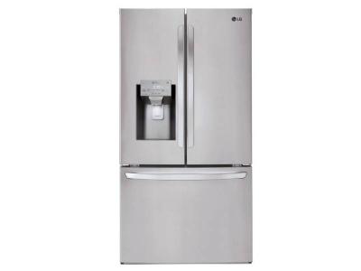 36" LG 22 cu.ft. WiFi Enabled Counter Depth French Door Refrigerator - LFXC22526S